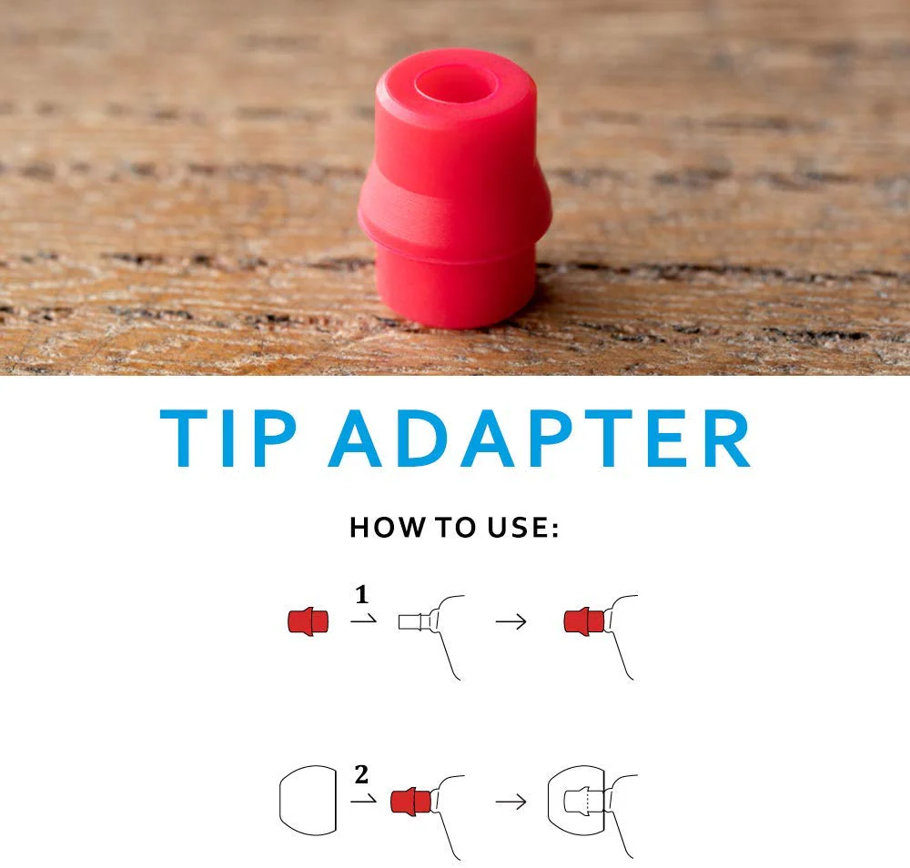 Final Audio Type E Silicone Eartips  with Case and Nozzle Adapter - Image 4